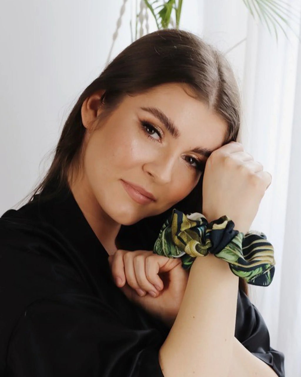 Scrunchie bambusowe hejo "Ptasie Radio"