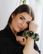 Scrunchie bambusowe hejo "Ptasie Radio"