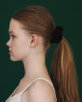 Scrunchie welurowe MINI hejo "Jezioro Łabędzie"