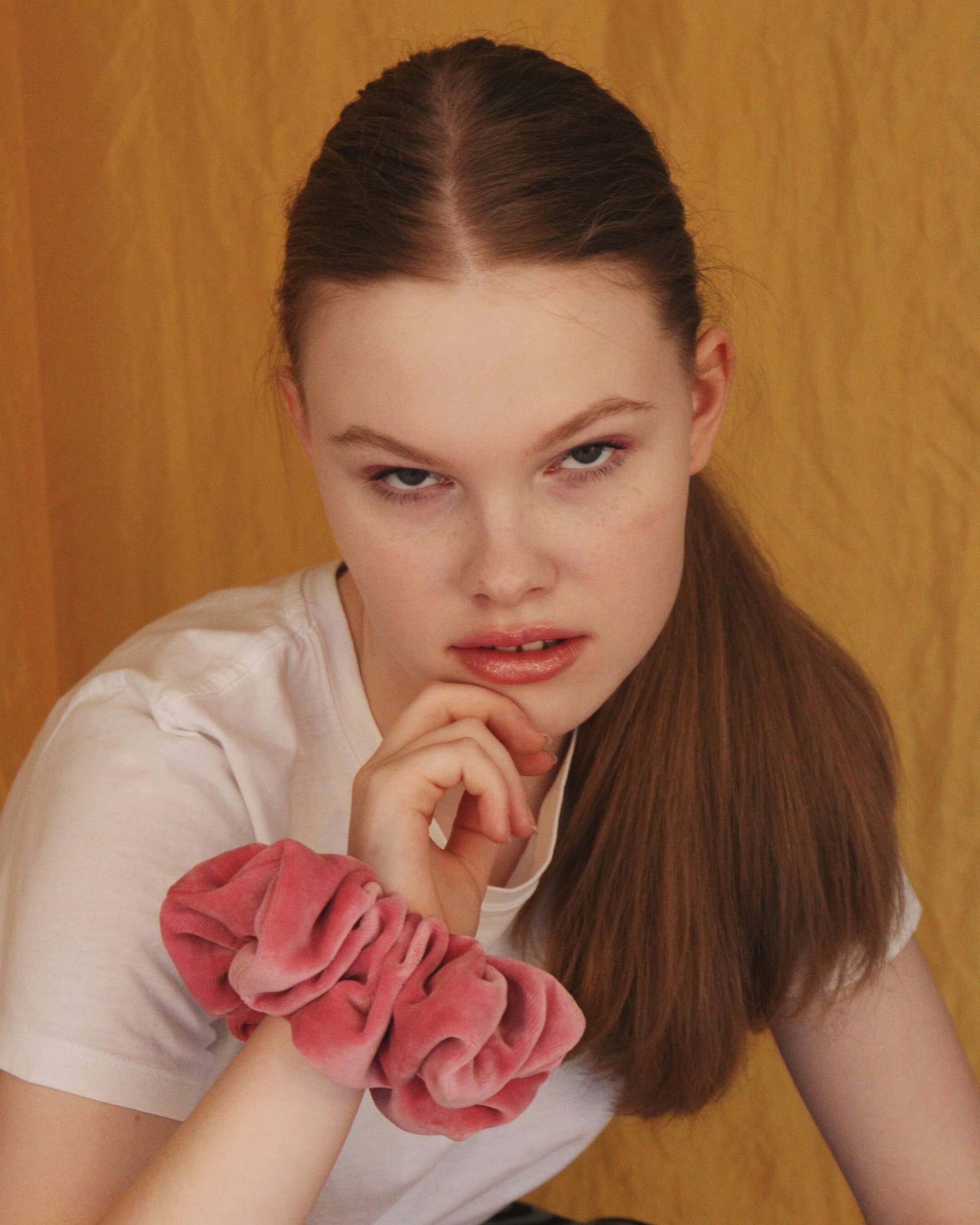 Scrunchie welurowe hejo "Cheer"