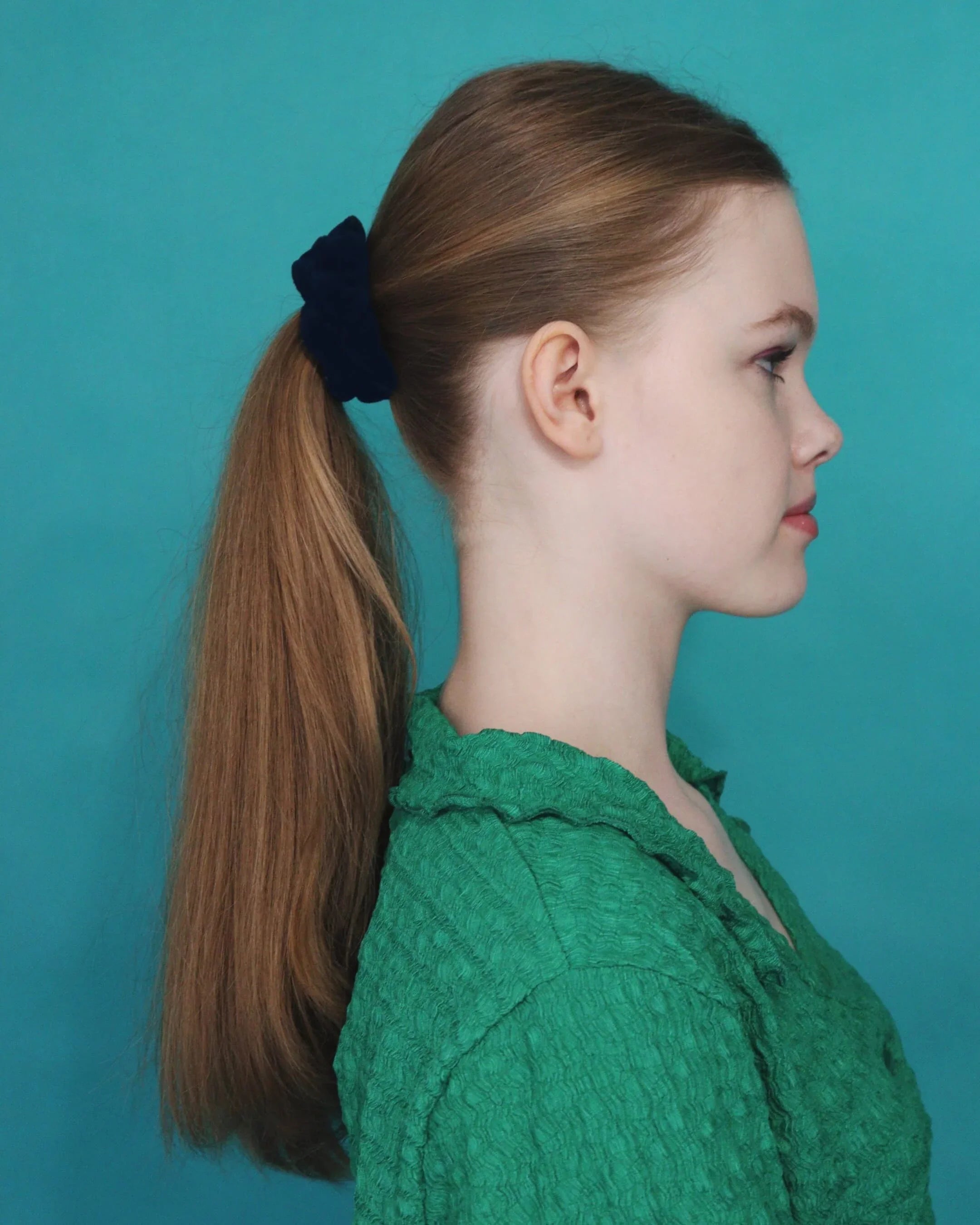 Scrunchie welurowe MINI hejo "Dory"