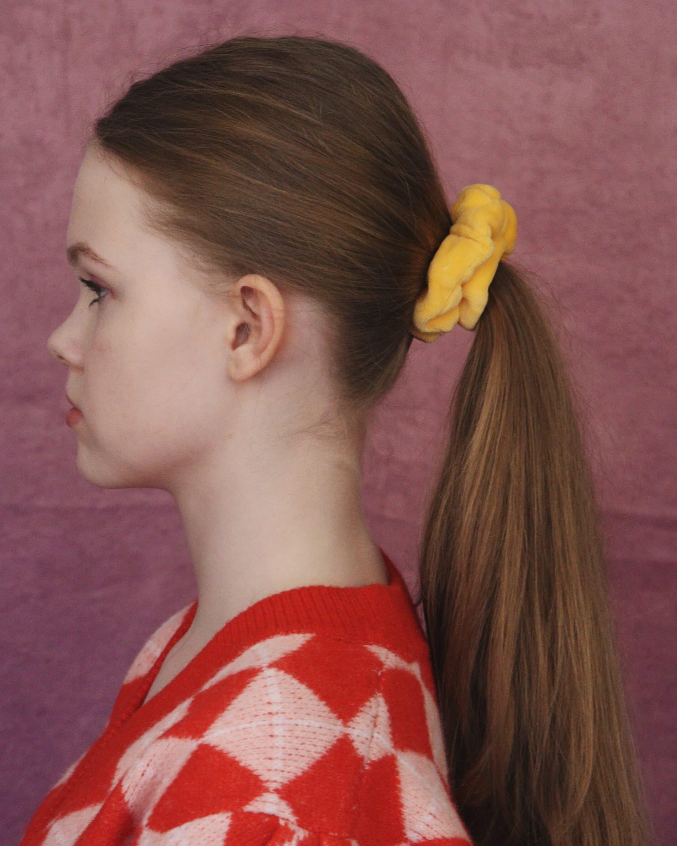 Scrunchie welurowe MINI hejo "Submarine"