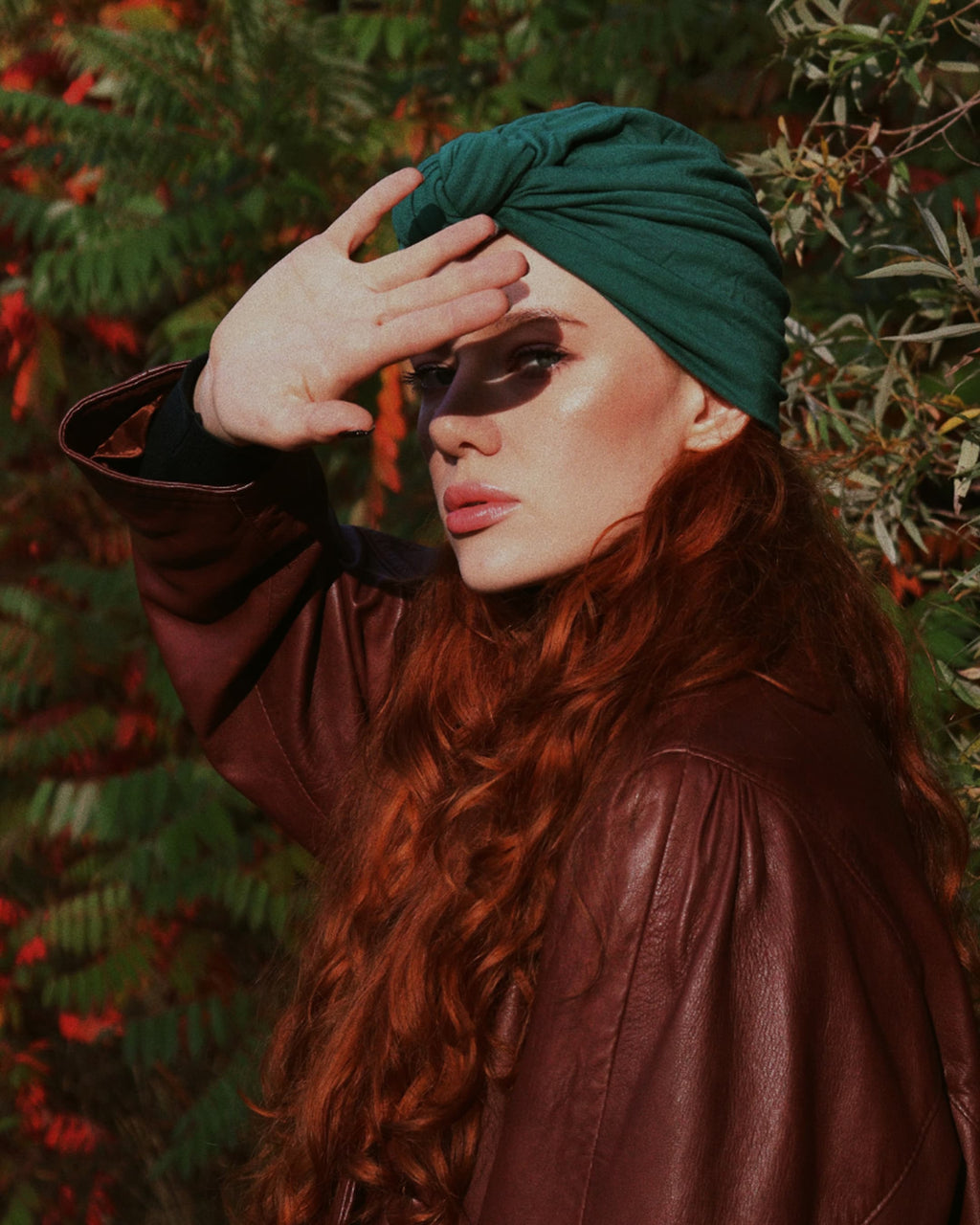 Turban z węzłem hejo "Esmeralda"