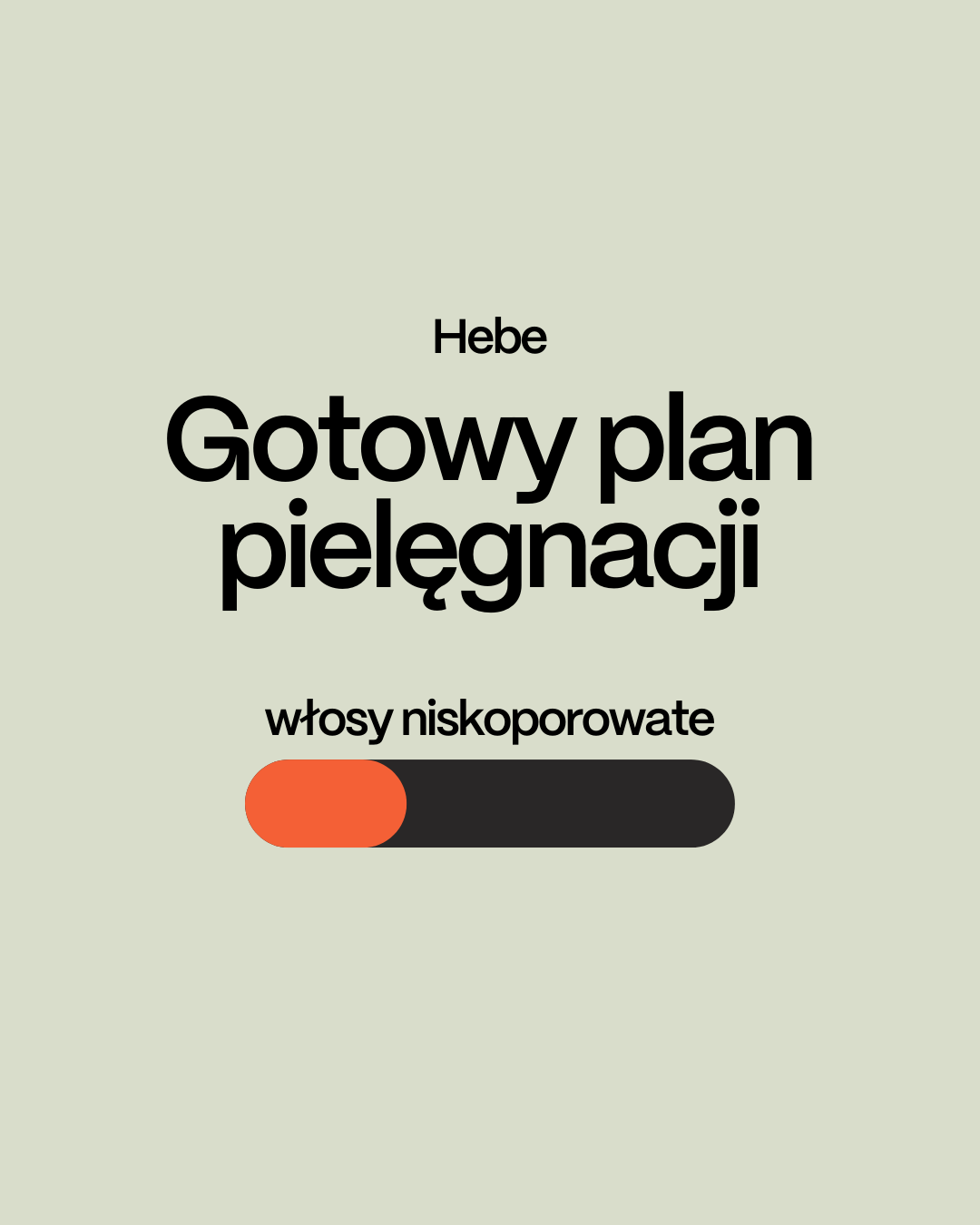 HEBE Gotowy plan pielęgnacji dla włosów niskoporowatych