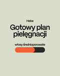 HEBE Gotowy plan pielęgnacji dla włosów średnioporowatych