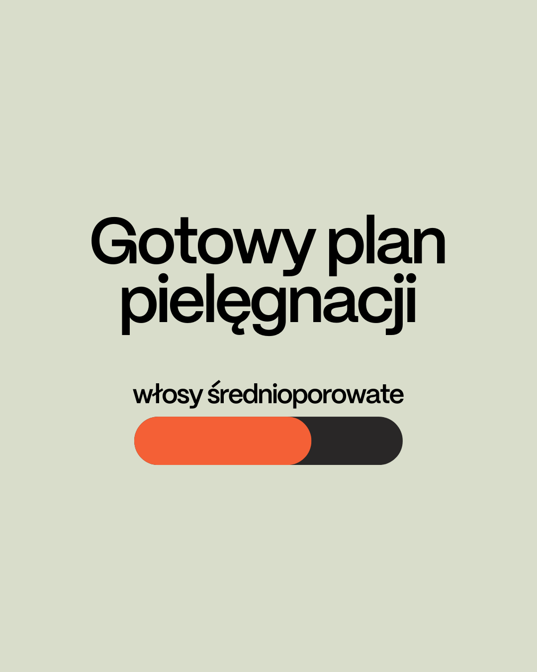 Gotowy plan pielęgnacji dla włosów średnioporowatych