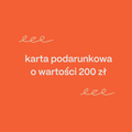 Karta podarunkowa o wartości 200 PLN