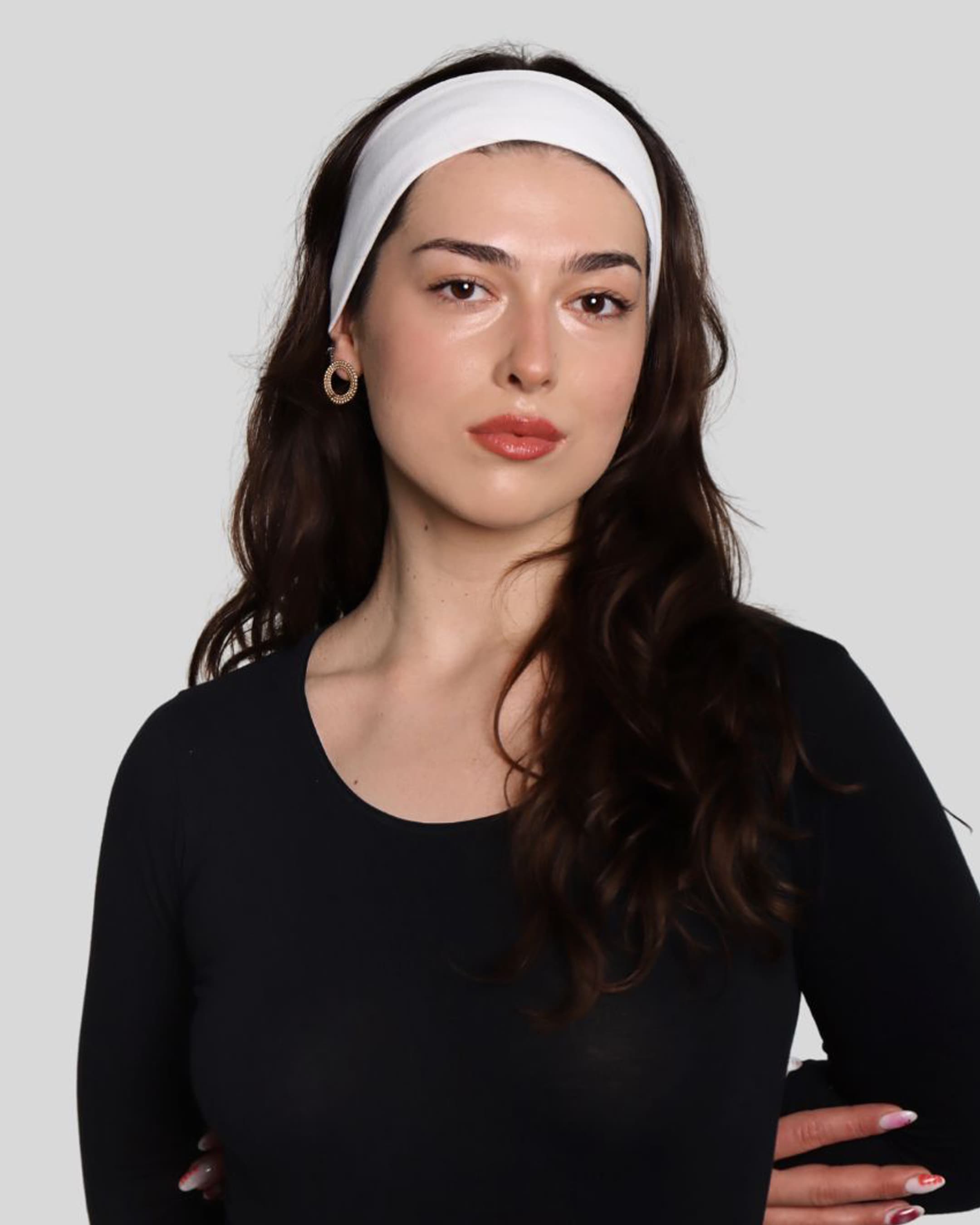 Bawełniana opaska do włosów hejo "Foam"