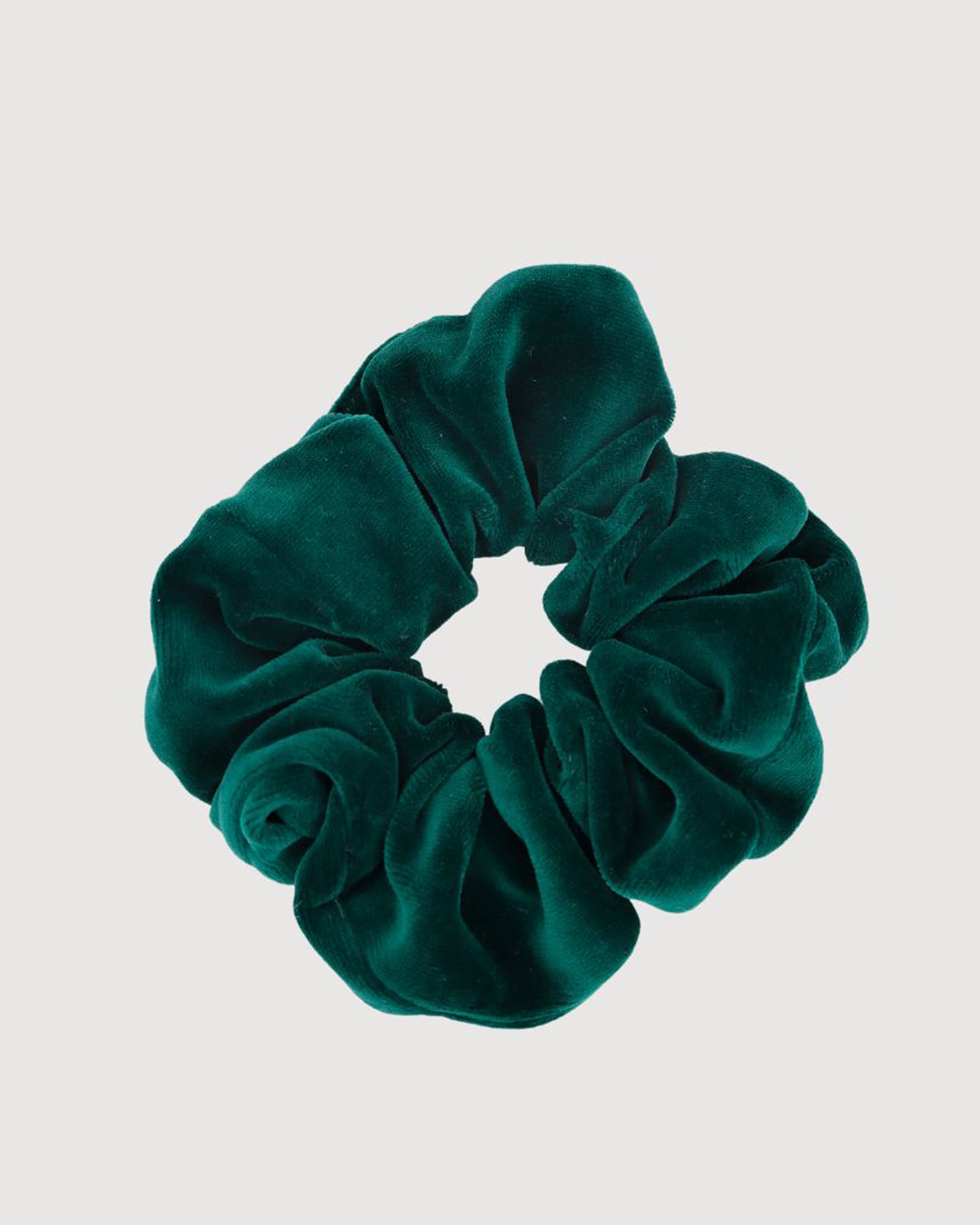 Scrunchie welurowe hejo "Cudowny Szmaragd"