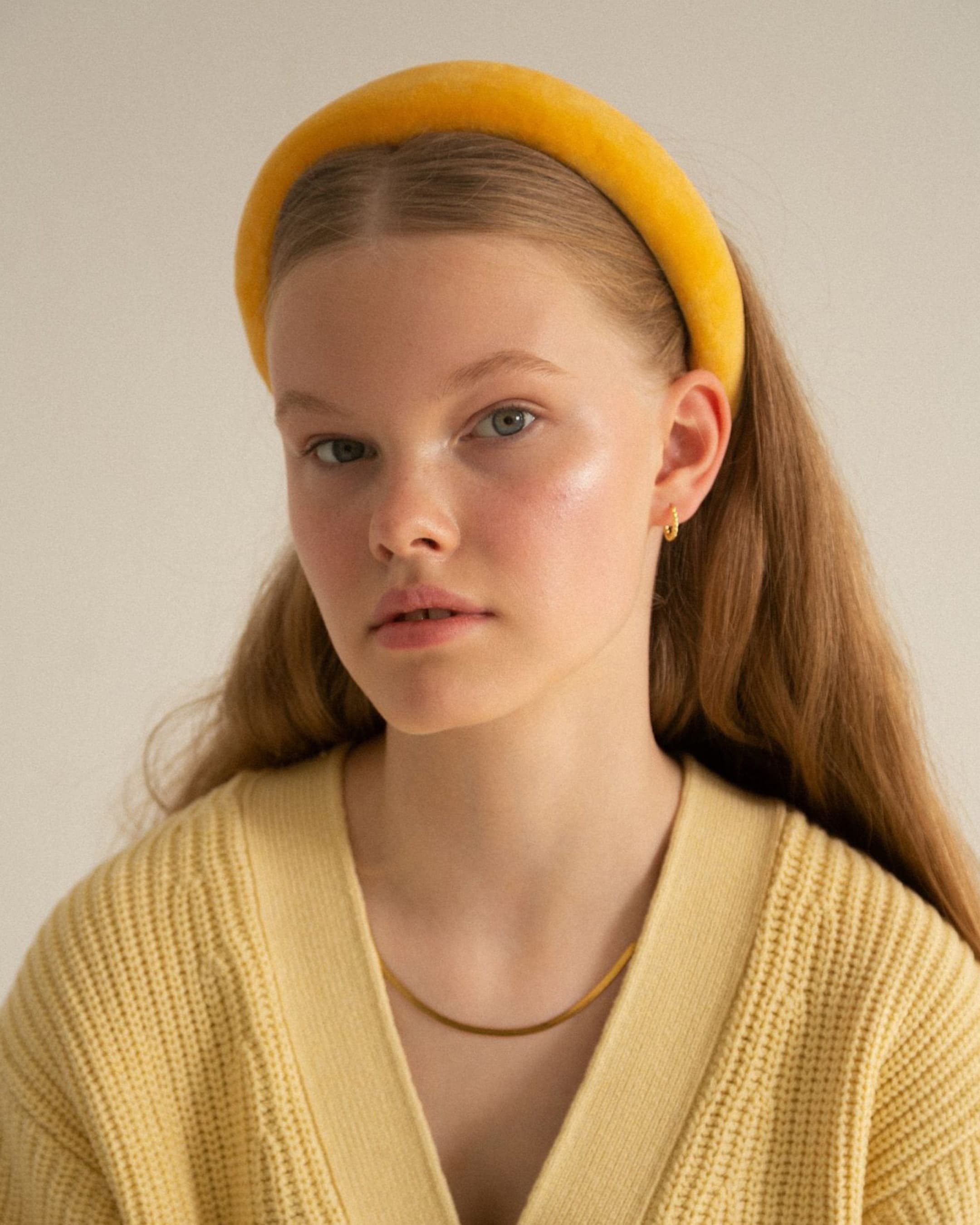 Welurowa opaska do włosów hejo "Submarine"