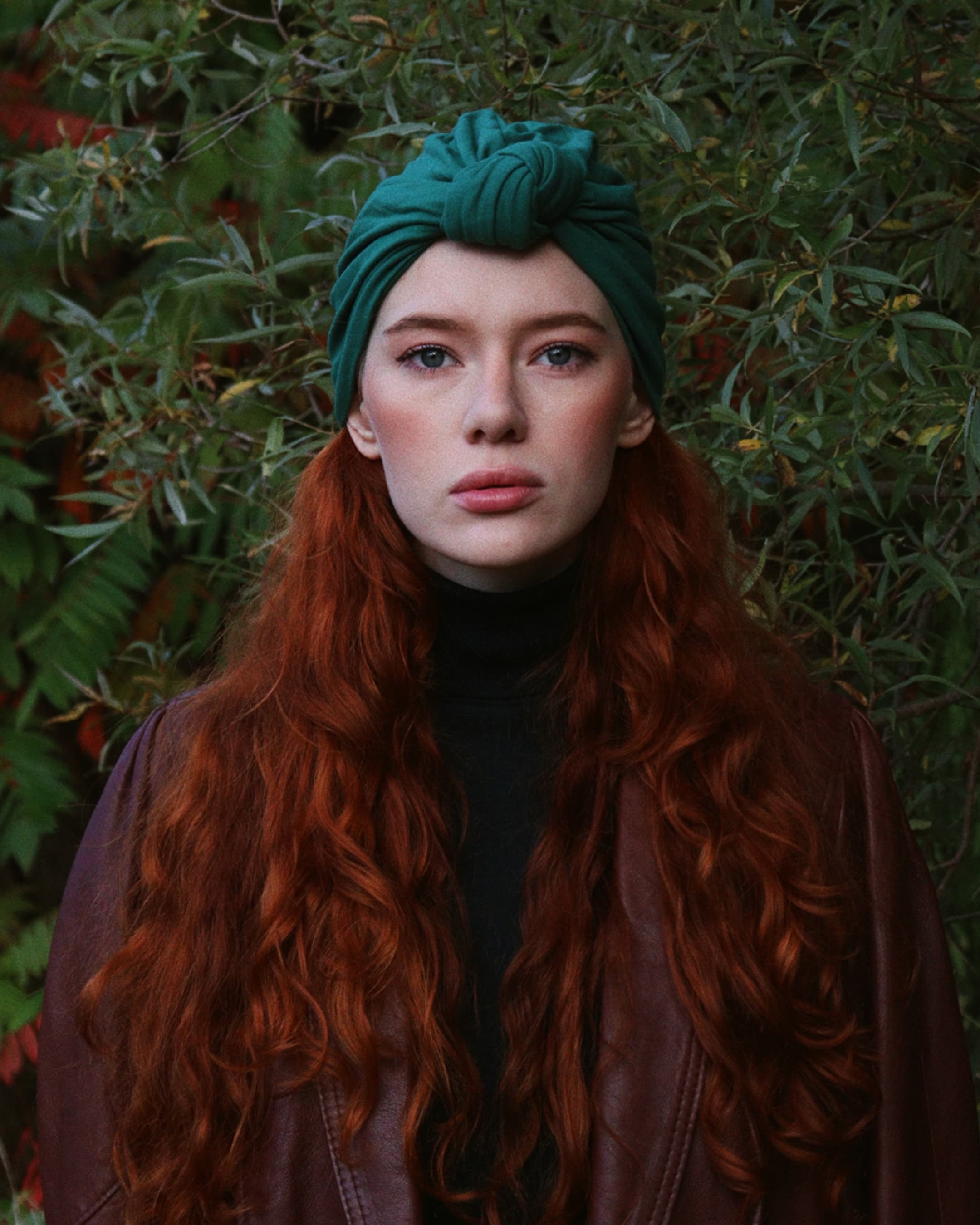 Turban z węzłem hejo "Esmeralda"