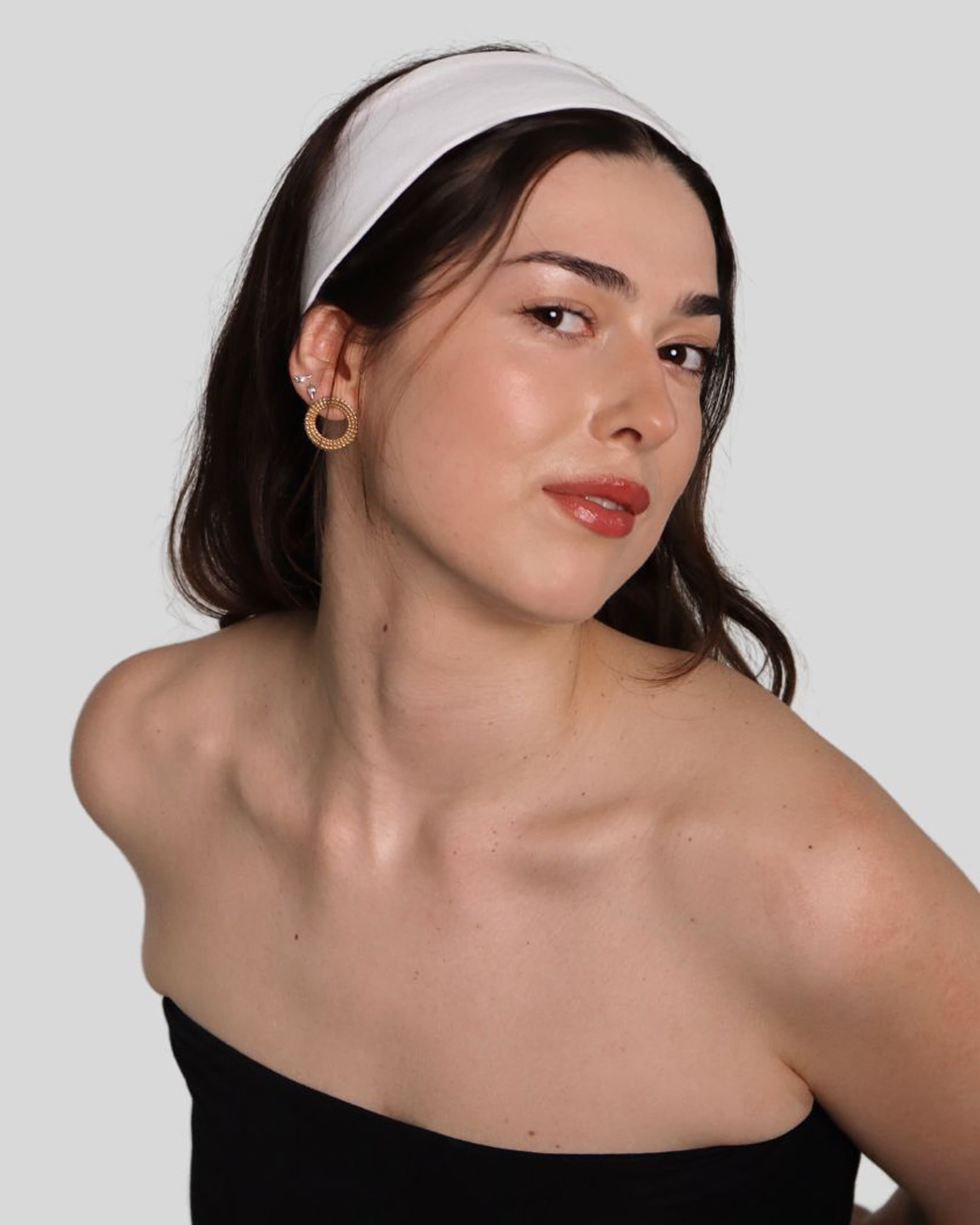 Bawełniana opaska do włosów hejo "Foam"