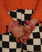 Scrunchie welurowe MINI hejo "Cheer"