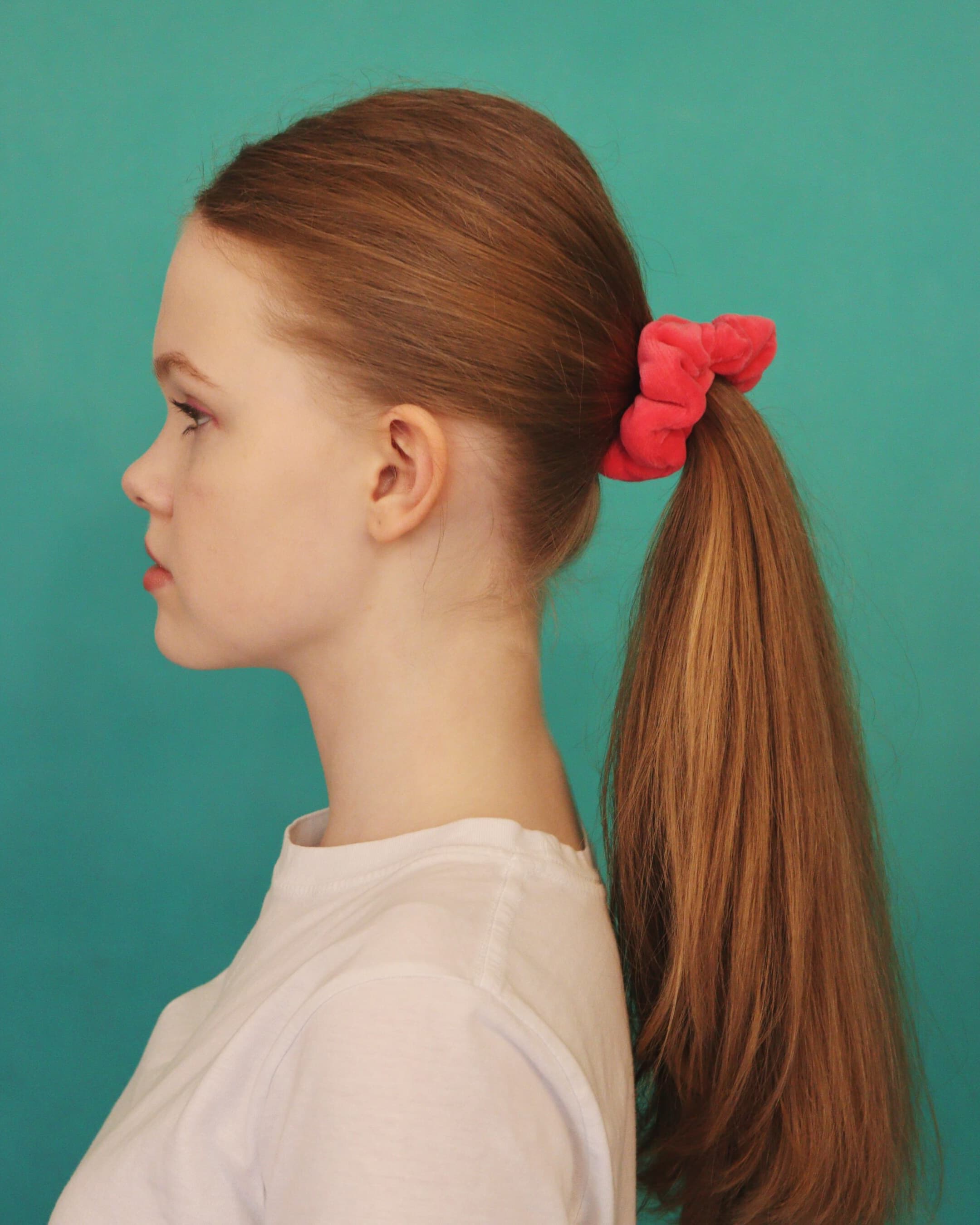Scrunchie welurowe MINI hejo "Hello Wisconsin"