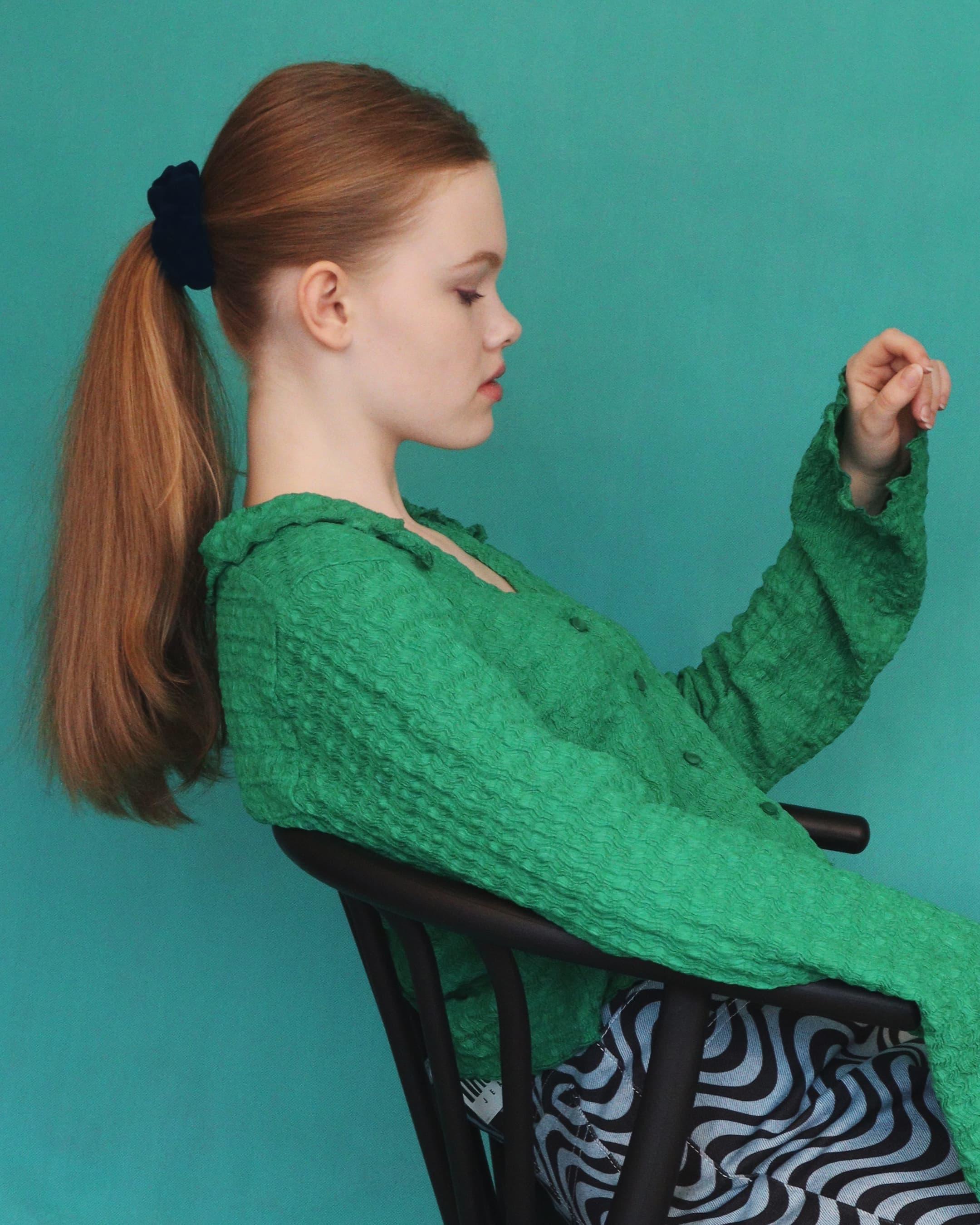 Scrunchie welurowe MINI hejo "Dory"