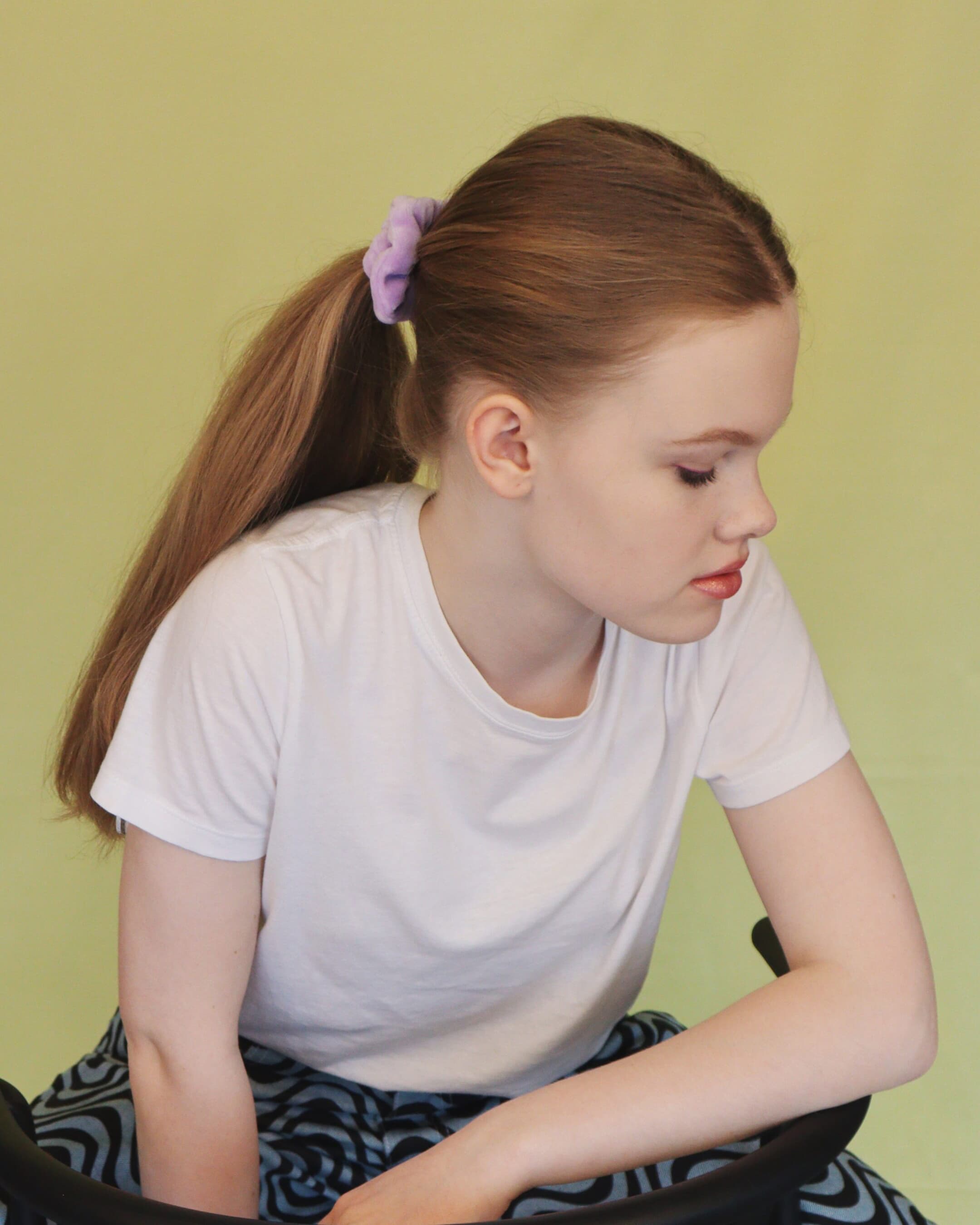 Scrunchie welurowe MINI hejo "Harmony"