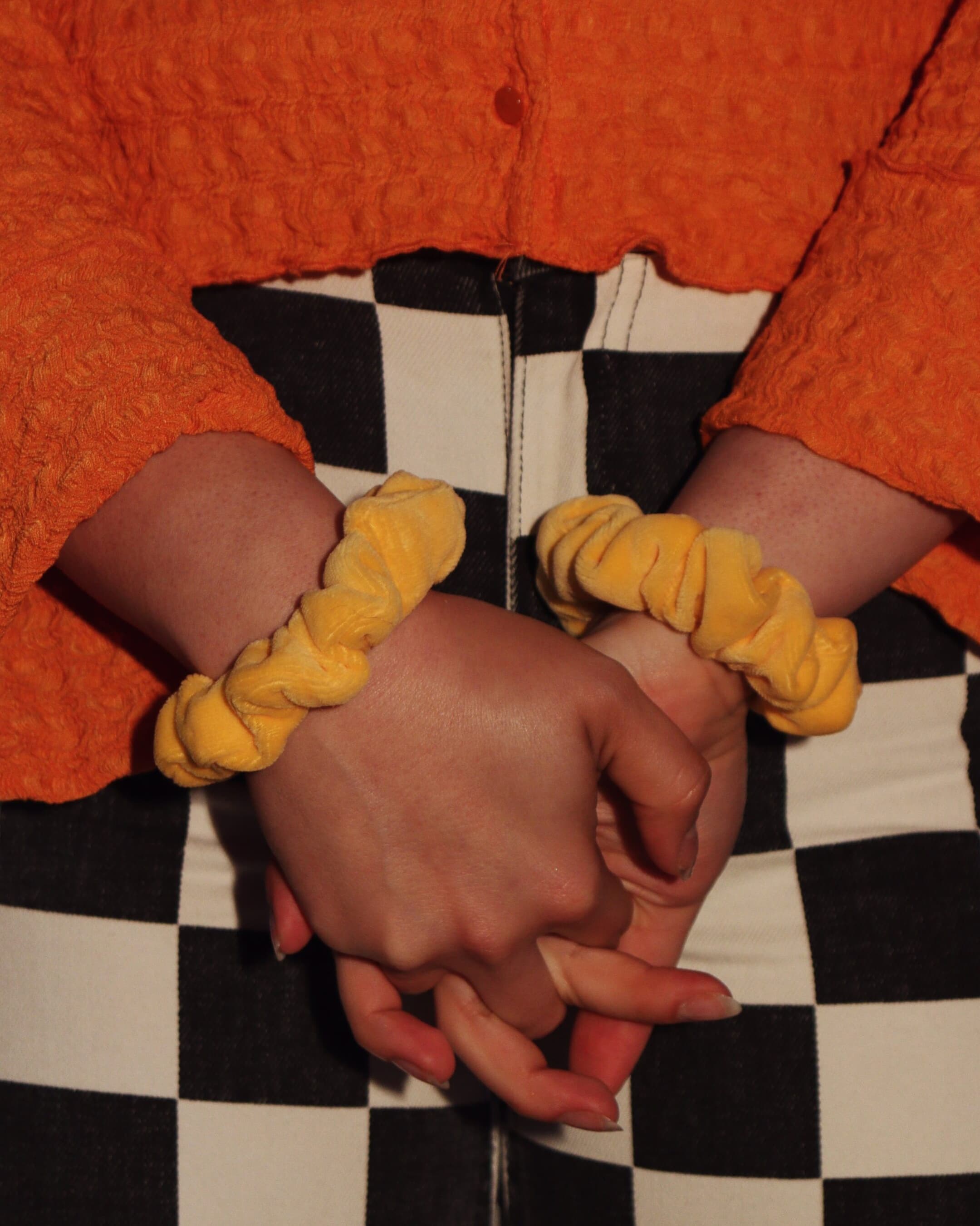 Scrunchie welurowe MINI hejo "Submarine"