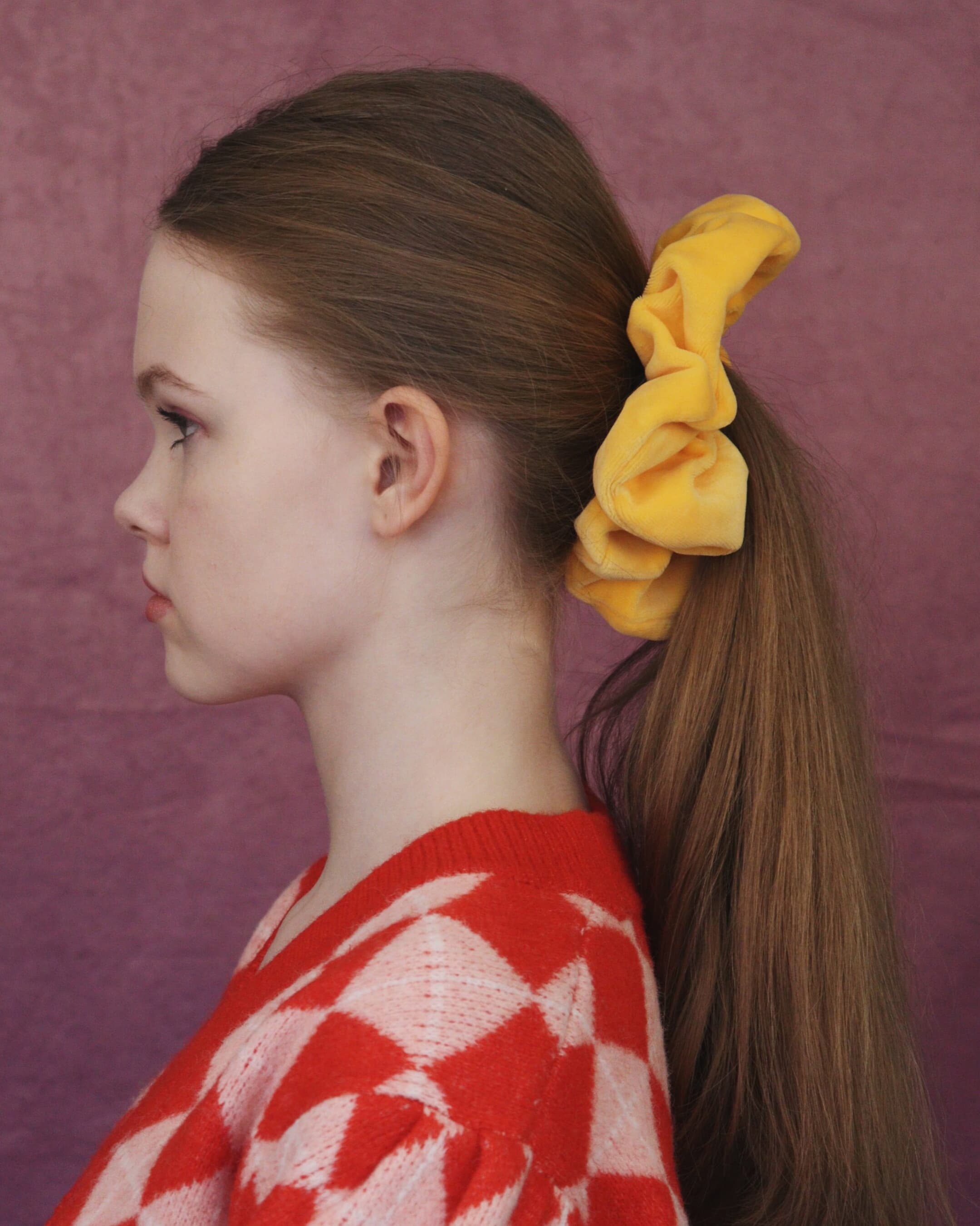 Scrunchie welurowe hejo "Submarine"
