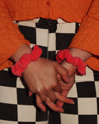 Scrunchie welurowe MINI hejo "Hello Wisconsin"