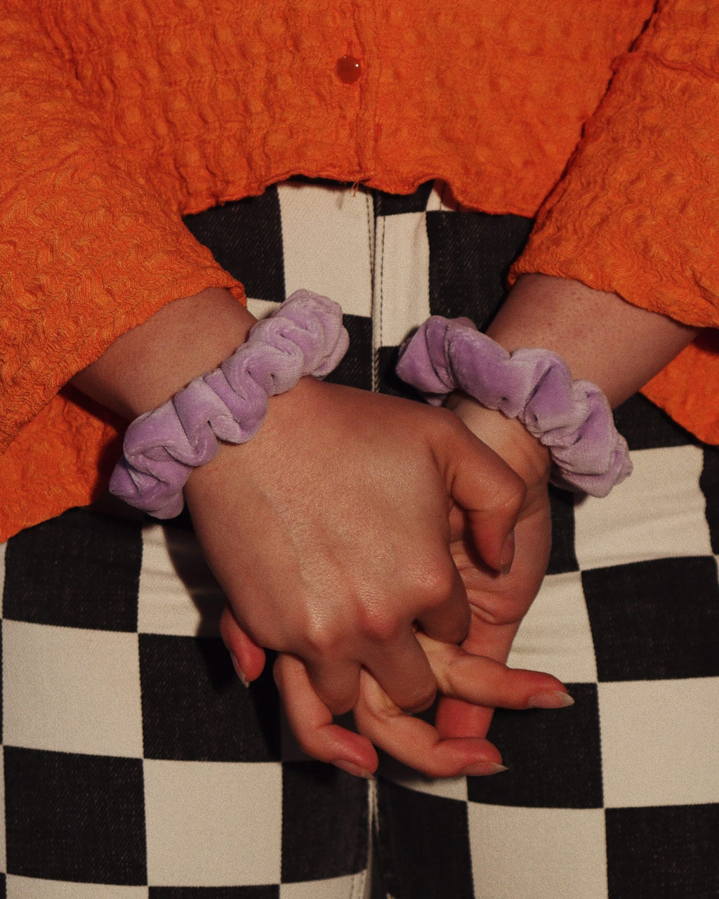 Scrunchie welurowe MINI hejo "Harmony"