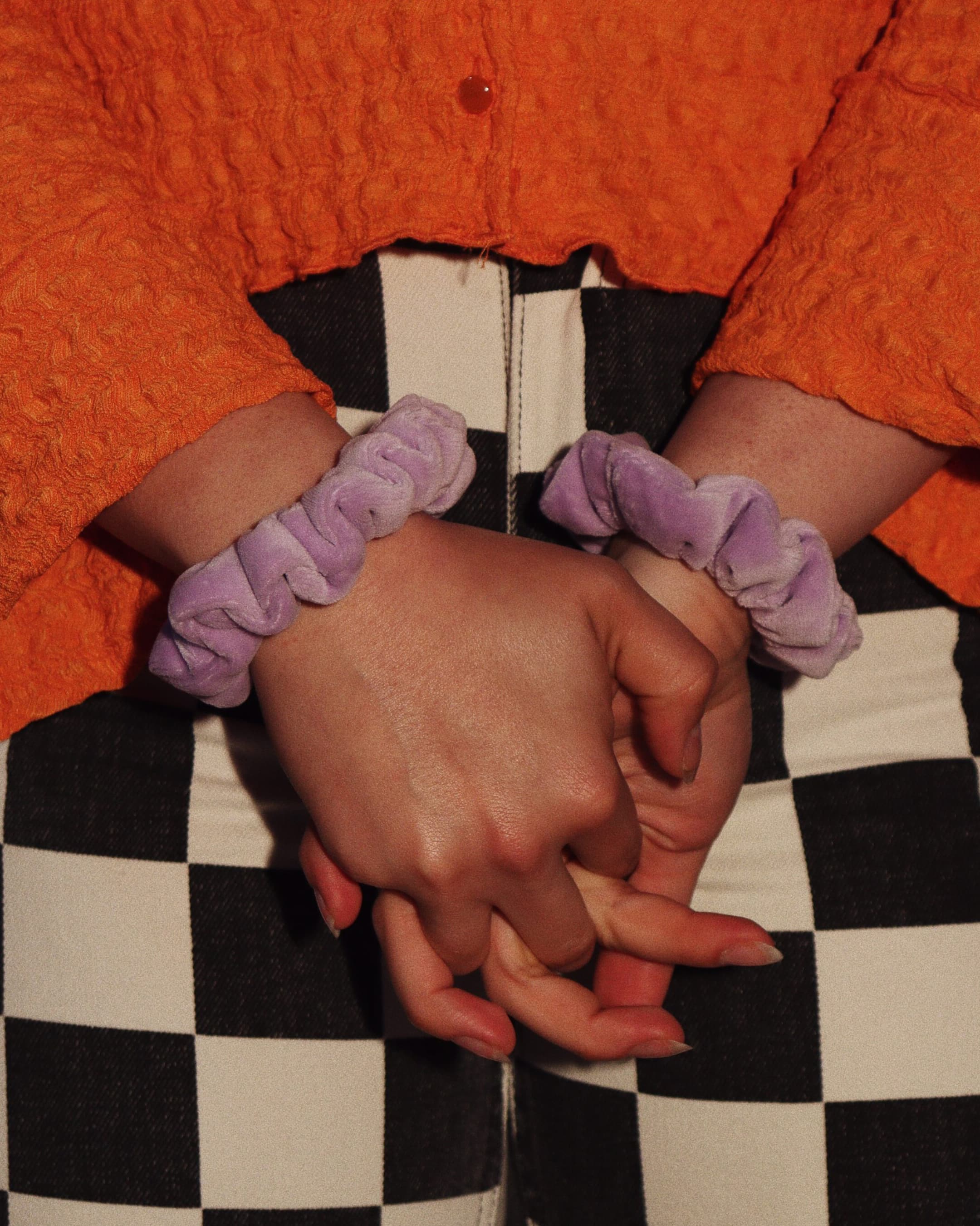 Scrunchie welurowe MINI hejo "Harmony"