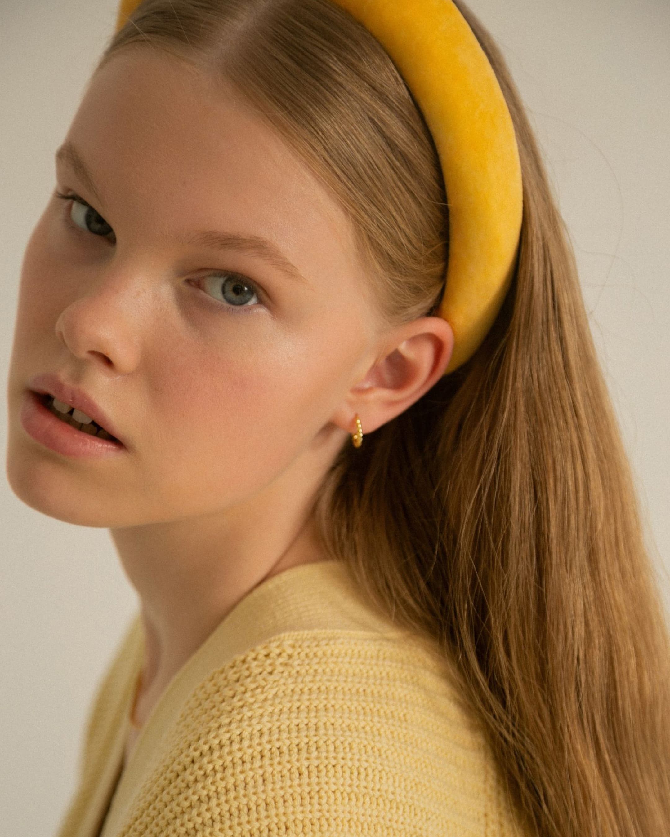 Welurowa opaska do włosów hejo "Submarine"